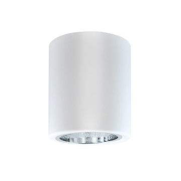 Lampa tuba natynkowa spot 1xE27 biała 9,8/12