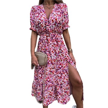 Letnia Boho sukienki na wesele sukienka maxi