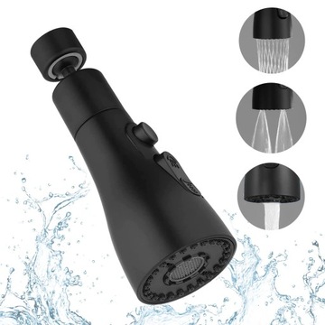 BATERIA KUCHENNA KOŃCÓWKA PRZEDŁUŻKA DO KRANU 3 TRYBY PERLATOR ADAPTER