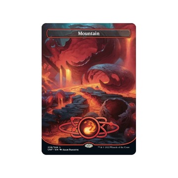 MTG Mountain *Borderless Full-Art*