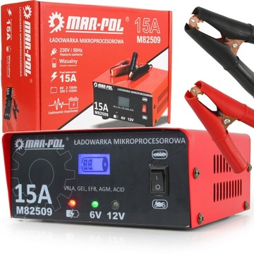 Prostownik MIKROPROCESOROWY Akumulatorowy 12V / 24V