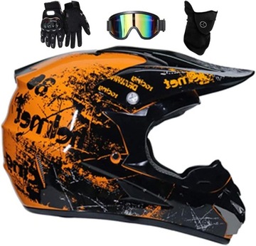 Kask MTB Fullface Motocrossowy Off-Road Endur