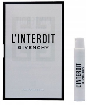 PRÓBKA GIVENCHY L'INTERDIT EDP 1ml WODA PERFUMOWANA DLA KOBIET DAMSKIE