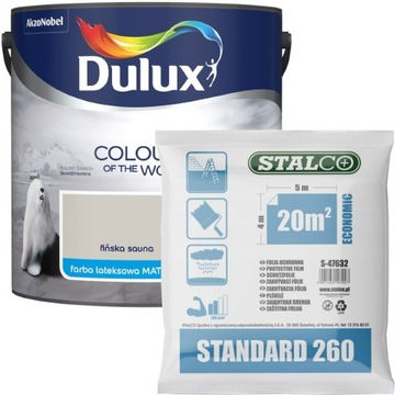 Dulux Kolory Świata Fińska Sauna 2,5L + GRATIS