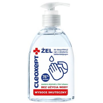 Żel Do Dezynfekcji Odkażania Rąk ALK 76% 0,5L