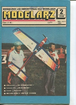 Modelarz 2/1988 PZL Wicher, Julia, Merc-Benz 540K