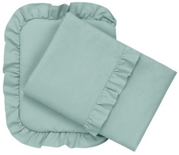 POŚCIEL DO WÓZKA Z FALBANKĄ PODUSZKA I KOŁDERKA