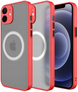 ETUI DO IPHONE 12 OCHRONA APARATU KOMPATYBILNE Z MAGSAFE - RED