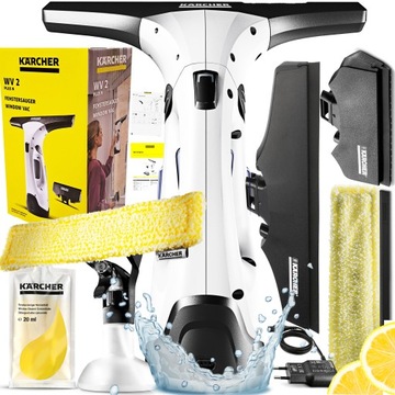 KARCHER WV 2 PLUS N MOCNA MYJKA DO OKIEN SZYB SPRYSKIWACZ PAD NA PREZENT