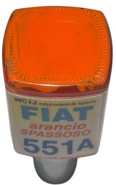 LAKIER SAMOCHODOWY FIAT 551A ARANCIO SPASSOSO ZAPRAWKA DO RYS ARA 10 ML