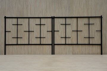 PŁOTEK OGRODOWY METALOWY 100 x 80 cm do ogrodu