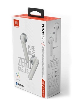 SŁUCHAWKI BEZPRZEWODOWE JBL TUNE 225 TWS BIAŁE