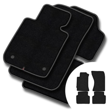 Velurové koberce Premium pro Subaru Forester II Sg 2002-2008