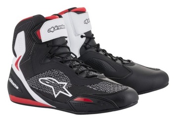 ALPINESTARS BUTY MOTOCYKLOWE TURYSTYCZNE FASTER-3 RIDEKNIT RED BLK WHT 40,5