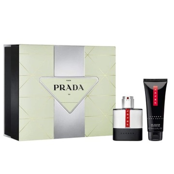 ZESTAW PREZENTOWY PRADA LUNA ROSSA CARBON 50ML WODA TOALETOWA + 75ML