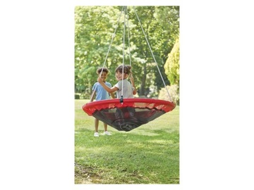 Playtive Huśtawka bocianie gniazdo 113 cm czerwona dziecięca młodzieżowa