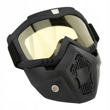 ВОЕННАЯ МАСКА ТУМАННАЯ МАСКА ЖЕЛТАЯ