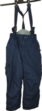 FREE RIDE BOARDER Zimowe SPODNIE NARCIARSKIE na SZELKACH 146 cm