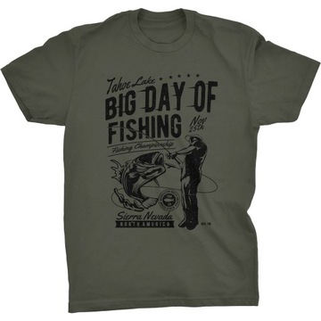Big Day Of Fishing Koszulka Dla Wędkarza Prezent