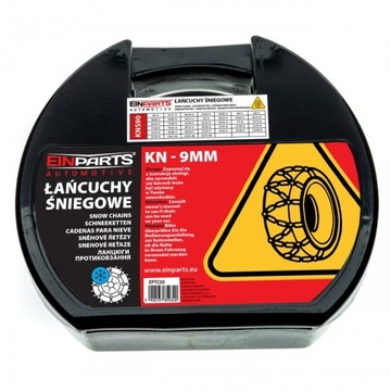 Łańcuchy śniegowe na koła TUV GS ONORM 9mm KNS-90 KNS90 14