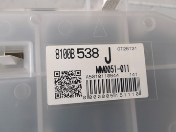 COLT Z30 FACELIFT 09-12 1.1 PŘÍSTROJOVÁ DESKA BUDÍKY 8100B538J