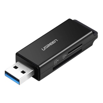 UGREEN HUB CZYTNIK KART PAMIĘCI ADAPTER USB 3.0 SD MICROSD 5 GBPS 256 GB