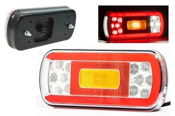 Lampa tylna LED do przyczepki przyczepy lawety FRISTOM FT-130 NT COF 5-pin