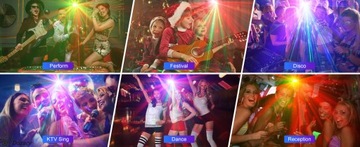 ДИСКО-ЛАМПЫ С 7 ЛИНЗАМИ ЛАЗЕРНОЕ ОСВЕЩЕНИЕ ДЛЯ БАРА