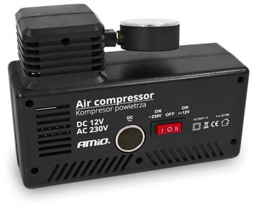 АВТОМОБИЛЬНЫЙ КОМПРЕССОР 12 В/230 В КОЛЕСНЫЙ НАСОС ЭЛЕКТРИЧЕСКИЙ КОМПРЕССОР МАТРАСА