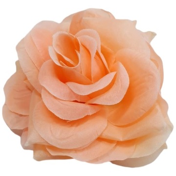 Головка изделия, большая, развернутая белая роза, 12 см, для украшений и букетов.