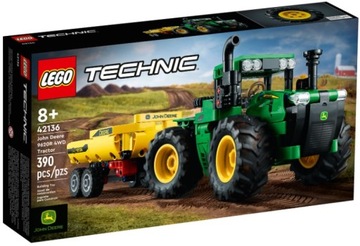 KLOCKI LEGO TECHNIC 42136 TRAKTOR JOHN DEERE 9620R 4WD OUTLET
