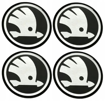 SKODA 70mm NAKLEJKI NA FELGI DEKIELKI KOLPAKI
