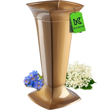 ВАЗА ДЛЯ КЛАДБИЩА МОГИЛА TOMB TOMB VALCON 39см ЗОЛОТО