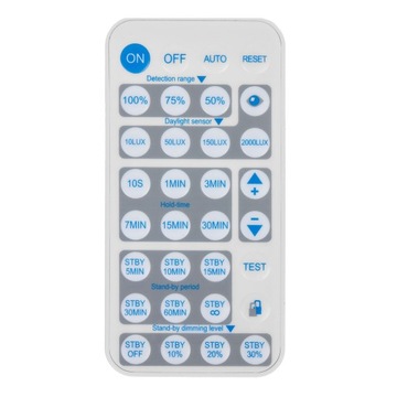 Датчик движения PIR инфракрасный датчик сумерек, программируемый с помощью пульта дистанционного управления