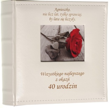 ALBUM ZDJĘCIA WSUWANE 10X15 200 ZDJĘĆ Z GRAWEREM