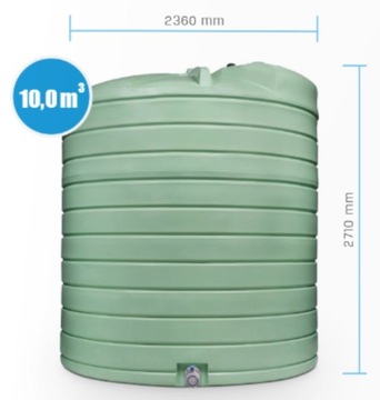 Zbiornik Swimer Tank Agro 10000l FUJP RSM nawozy i nożyk