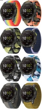 Официальный нейлоновый ремешок 26 мм 22 мм для Garmin Enduro 2/Fenix ​​6X6 Pro 5X5