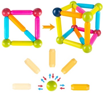 МАГНИТНЫЕ КОНСТРУКЦИОННЫЕ ОБРАЗОВАТЕЛЬНЫЕ БЛОКИ