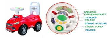 ездовая машина-толкач-ходунок Делюкс 3 в 1 игровая