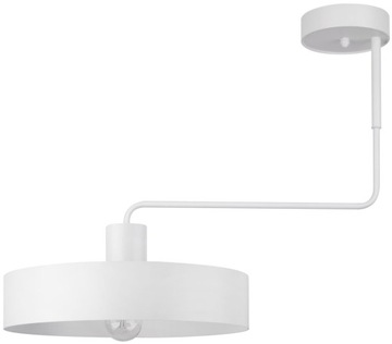 Designerski Nowoczesny SIGMA VASCO 1 BIAŁY plafon LED