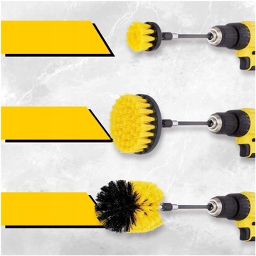 НАБОР ЩЕТКОВ ДЛЯ ОЧИСТКИ ДРЕЛИ И ОТВЕРТКИ С НЕЙЛОНОВЫМИ НАКЛАДКАМИ