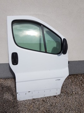 RENAULT TRAFIC OPEL VIVARO 01-14 DRZWI PRAWE PRZÓD BIAŁE FV