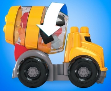 БЕТОНОСМЕСИТЕЛЬ MEGA BLOKS CAT С БЛОКАМИ GFG11