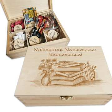 Niezbędnik Prezent na dzień nauczyciela dla wychowawcy Pudełko upominek