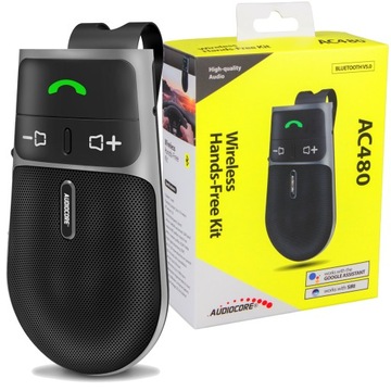 ZESTAW GŁOŚNOMÓWIĄCY Bluetooth 5.0 do SAMOCHODU AUTOSTART USB-C A2DP 2W