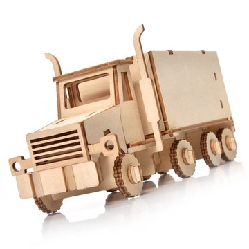 Деревянный 3D-пазл модель TRUCK D004