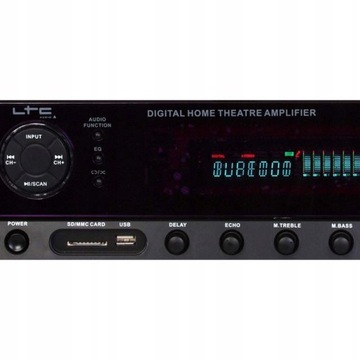 HiFi усилитель для караоке USB SD FM BT ATM6500BT LTC