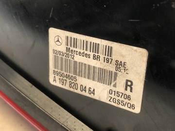 MERCEDES SVĚTLO ZADNÍ SLS AMG W197 197 A1978200464