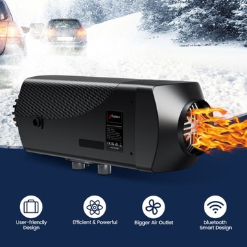 Обогреватель стоянки, 2 кВт, 12/24 В, Bluetooth, дизельный