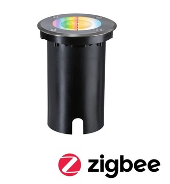 Paulmann Oprawa okrągła FLOOR SH Zigbee LED 5W 2700-6500K IP67 - stal szlac